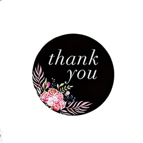 100 - 1.5" Thank You Stickers - Picture 2 of 3